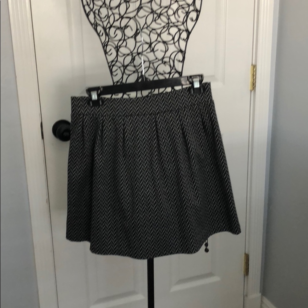 Black and gray skirt